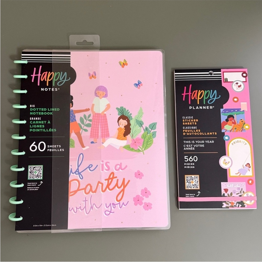 Happy Planner Squad Goals Big Notebook and Sticker | NWT - Picture 4 of 9